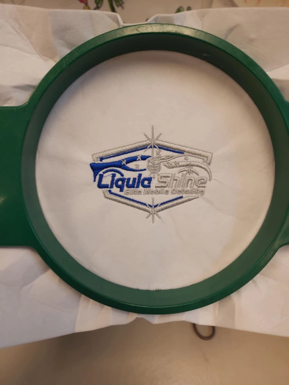 Artwork in digitized and stitch form