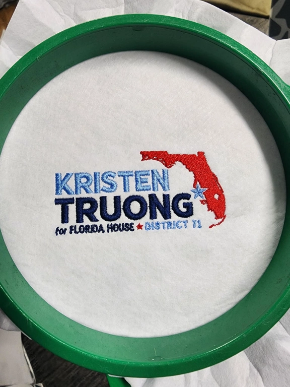 Artwork in digitized and stitch form